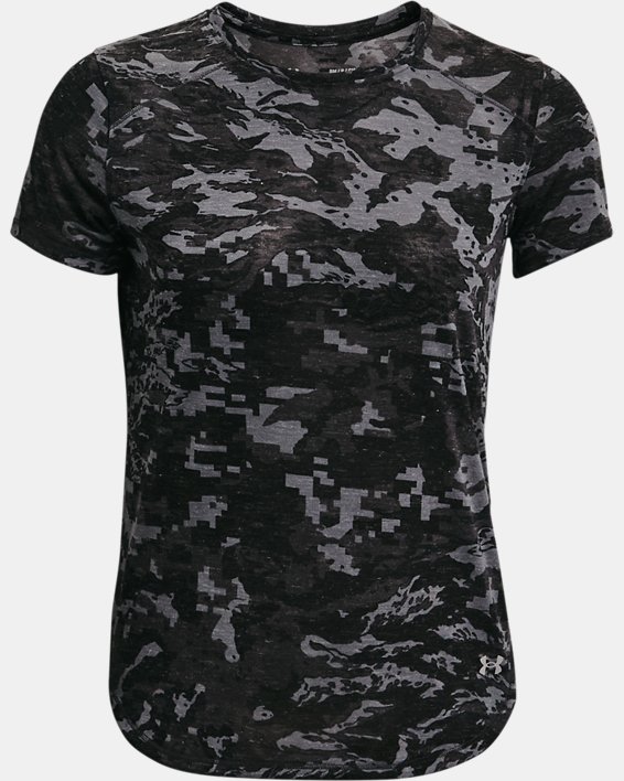 Camiseta de manga corta UA Breeze Run para mujer, Black, pdpMainDesktop image number 4